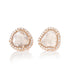 Reflective Slice Studs - 14K