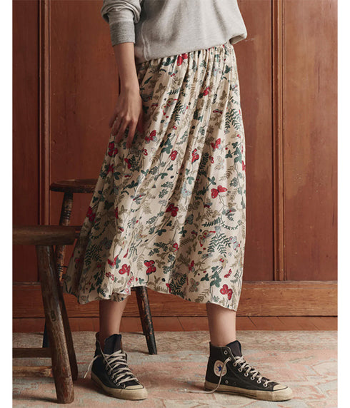 The Canary Skirt - Floating Butterflies