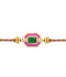 Art Deco Bracelet - Fuchsia