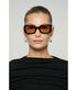 Lexi Sunglasses - Gloss Black w/ Brown Lens
