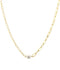 Prong Set Diamond and Mixed Chain Necklace