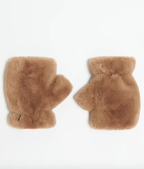 Ariel Fingerless Gloves - Camel.