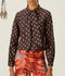 Molly Dot Shirt - Mahogany
