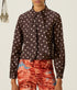 Molly Dot Shirt - Mahogany