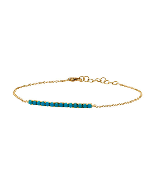 Turquoise Bar Bracelet