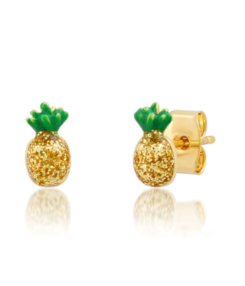 Pineapple Post Earrings