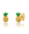 Pineapple Post Earrings