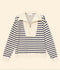 Kat Sweatshirt - Natural Stripe