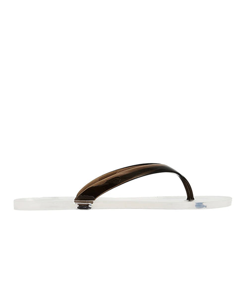 Jelly Flip Flop - Clear/Black