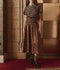 The Canary Skirt - Copper Bubble Dot