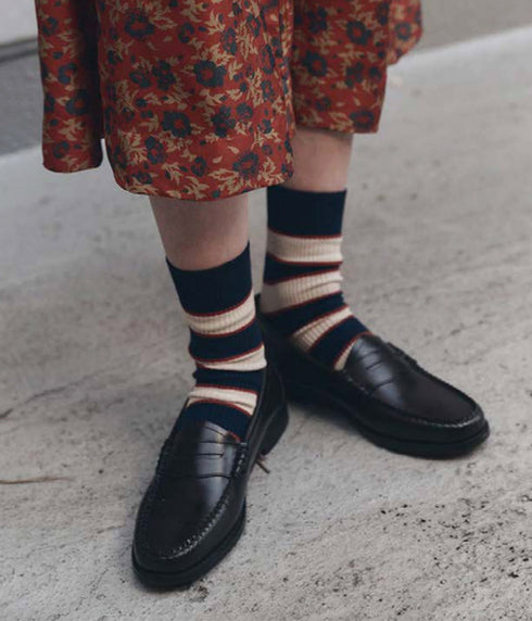 The Collegiate Sock - Navy