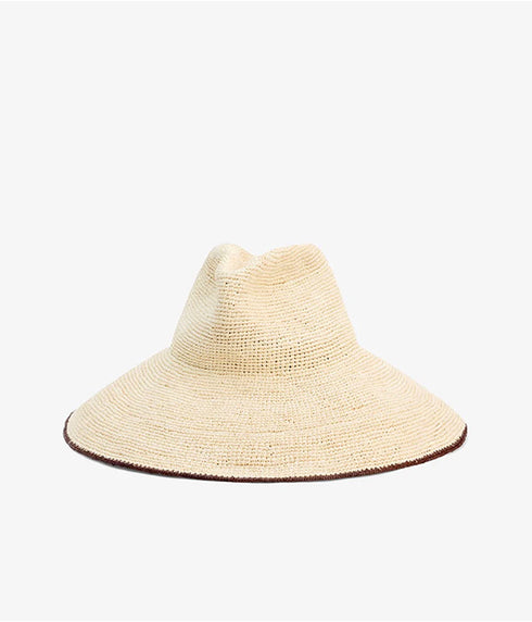 Waverly Packable Hat - Beach/Walnut