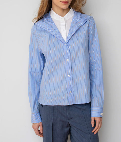 The Freestyle Shirt - French Blue Stripe