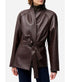 Faux Fur Jacket - Marron