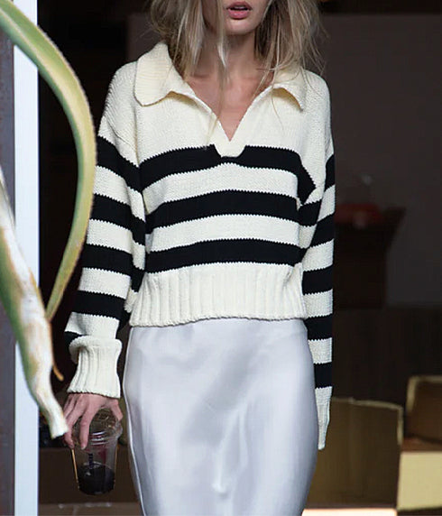 Venezia Polo - Ivory/Black