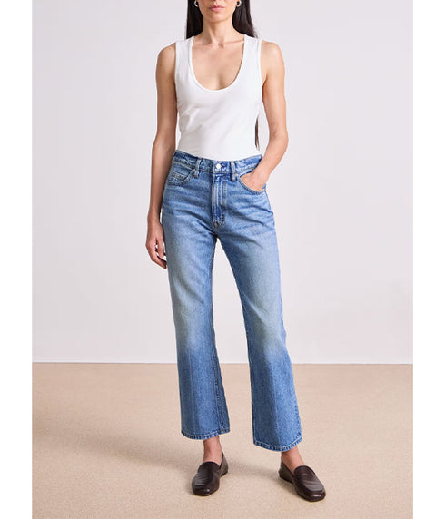 Rene Kick Flare Jeans - Hermosa Wash