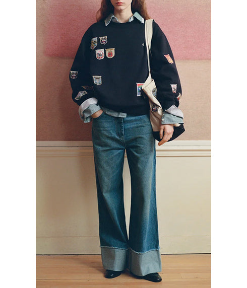 Zayna Cuffed Jean - Blue