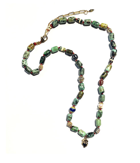 Handwoven Turquoise Necklace