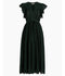 Olga Flutter Sleeve Dress - Cypress