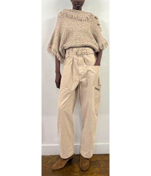 Blanche Cable Knit Sweater - Taupe