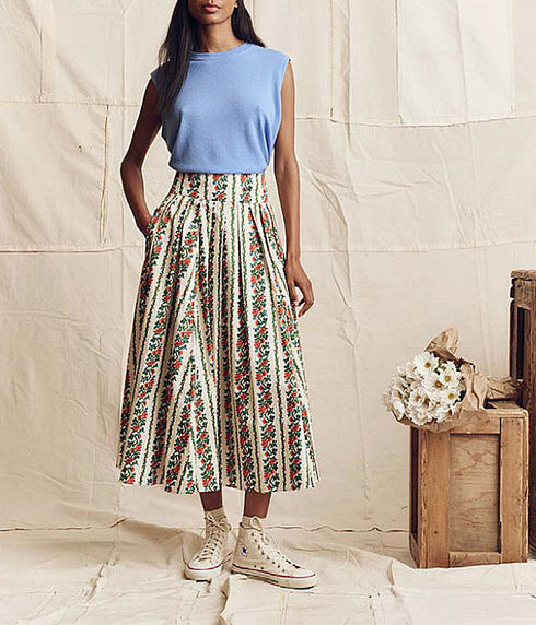 The Regency Skirt - Tapestry Floral