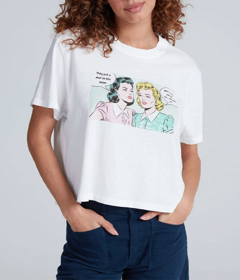 Shrunken Boy Tee - Man On Moon
