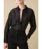 The Sheer Silk Shirt - Black