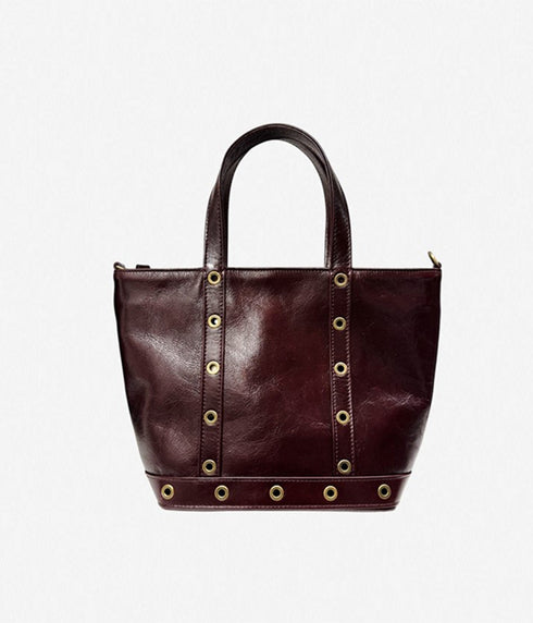 Cabas Small Zippy Bag - Chocolate