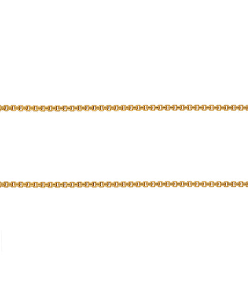 2MM Box Chain Yellow Gold 18"