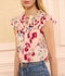 Eleonore Silk Top - Summer Garden