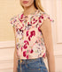 Eleonore Silk Top - Summer Garden