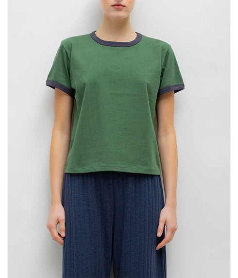 Margo Ringer Tee - Juniper/Midnight