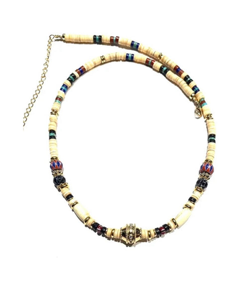 Paco Long Necklace Ivory