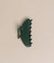 Hair Claw Clip 4" - Dark Green
