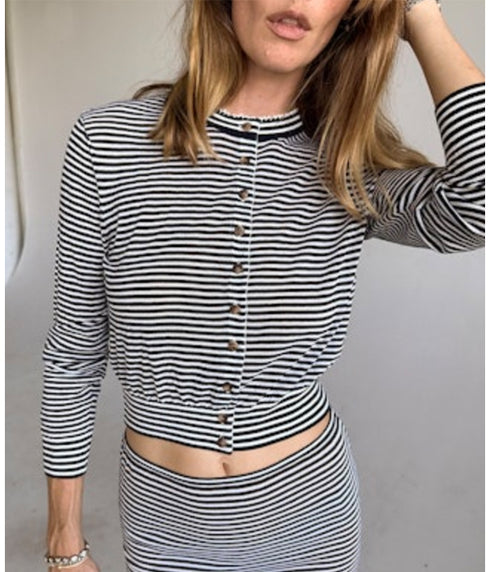 Hydra Cardigan - Stripes