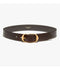 Nili Belt - Vintage Brown Leather w/ Brass Bucklet