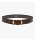 Nili Belt - Vintage Brown Leather w/ Brass Bucklet