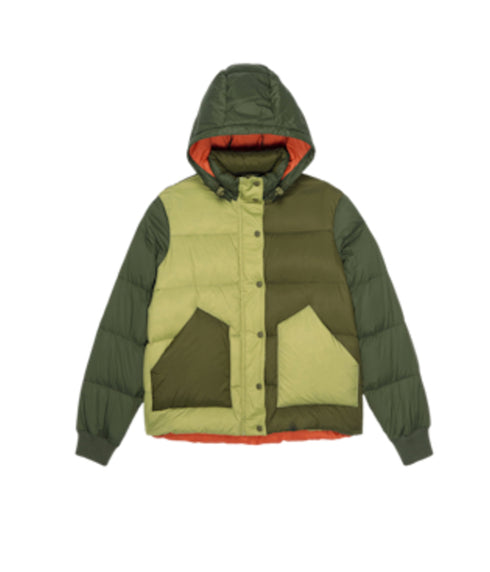The Polar Puffer - Army Colorblock