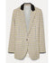 Jacket with British Checkered Pattern - Lovely