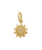 Classic Lucky Sun Pendant - Yellow Gold