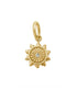 Classic Lucky Sun Pendant - Yellow Gold