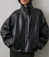 Gamma Leather Jacket - Black
