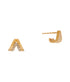 Double Arrow Studs - 14K