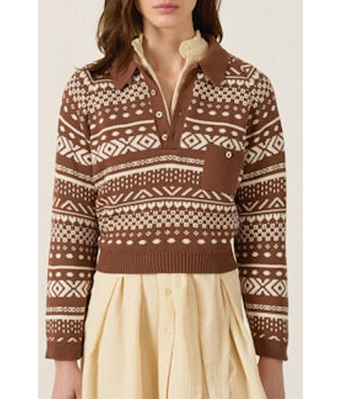 Liza Sweater - Dark Brown