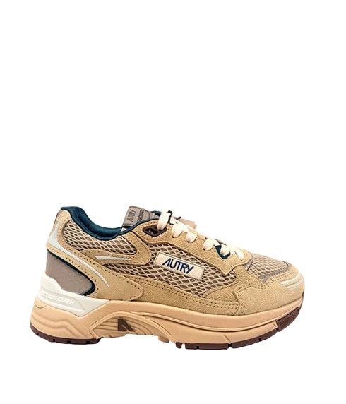 Hyperway Sneakers - Suede Mesh Ecru