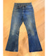 Vintage USA 646 Talon 42 Zipper Orange Tab 70's Bell Bottom Denim Jeans I - 29" x 30"