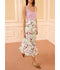Rowan Silk Midi Skirt - Oasis