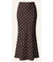 Lyra Dot Skirt - Mahogany