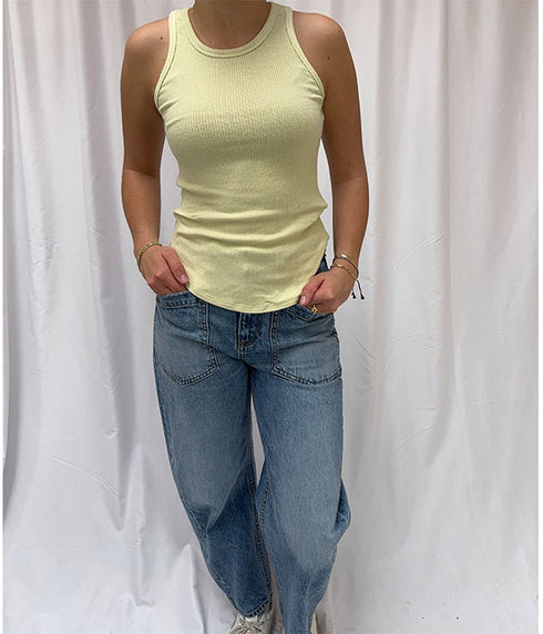 Jameela Racerback Tank - Citron