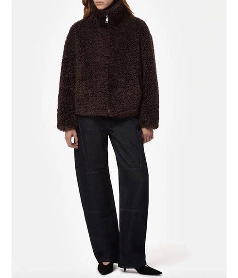 Brooks Bouclette Coat - Brown
